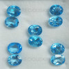 Natural Swiss Blue Topaz 9X7mm Oval Facet Cut Exceptional Quality VVS Clarity Loose Gemstone
