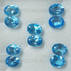 Natural Swiss Blue Topaz 9X7mm Oval Facet Cut Exceptional Quality VVS Clarity Loose Gemstone