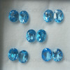 Natural Swiss Blue Topaz 9X7mm Oval Facet Cut Exceptional Quality VVS Clarity Loose Gemstone