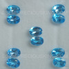 7X5 mm Oval Loose Natural Swiss Blue Topaz Excellent Quality VVS Clarity December Birthstone