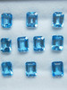 8X6 mm Octagon Step Cut Loose Natural Swiss Blue Topaz Excellent Quality VVS Clarity