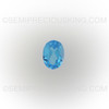 7X5 mm Oval Flower Cut Loose Natural Swiss Blue Topaz Excellent Quality VVS Clarity