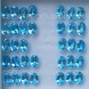 7X5 mm Oval Natural Swiss Blue Topaz Excellent Quality VVS Clarity