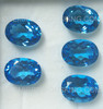 16X12 mm Oval Flower Loose Natural Royal Swiss Blue Topaz Excellent Quality VVS Clarity