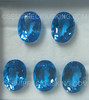 16X12 mm Oval Flower Loose Natural Royal Swiss Blue Topaz Excellent Quality VVS Clarity