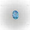 Natural Topaz Oval Checkerboard Cut 7X5mm Swiss Blue Color FL Clarity Loose Gemstone