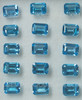 7X5 mm Octagon Step Cut Loose Natural Swiss Blue Topaz Excellent Quality VVS Clarity