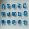 7X5 mm Octagon Step Cut Loose Natural Swiss Blue Topaz Excellent Quality VVS Clarity