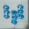 10X8 mm Oval Flower Loose Natural Swiss Blue Topaz Very Good Quality VS Clarity