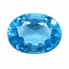 Natural Topaz Oval Facet Cut 10X8mm Swiss Blue Color VS Clarity Loose Gemstone