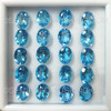 Natural Topaz Oval Facet Cut 9X7mm Swiss Blue Color VS Clarity Loose Gemstone