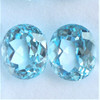 Natural Topaz Oval Facet Cut 10X12mm Top-Sky Blue Color VVS Clarity Loose Gemstone