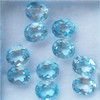 10X12 mm Oval Flower Cut Loose Natural Top Sky Blue Topaz Excellent Quality VVS Clarity