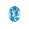 Natural Topaz Oval Facet Cut 10X8mm Top Sky Blue Color 2.96 carat VVS Clarity Loose Gemstone