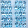 Oval Flower Loose Natural Top Sky Blue Topaz Excellent Quality VVS Clarity 8X6 mm