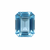Natural Topaz Octagon Step Cut 10X8mm Top Sky Blue Color VVS Clarity Loose Gemstone