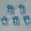 Natural Topaz Octagon Princess Cut 9X7mm Top Sky Blue Color VVS Clarity Loose Gemstone