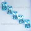 Octagon Princess  Loose Natural Top Sky Blue Topaz Excellent Quality VVS Clarity 12X8 mm