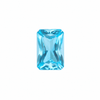 Natural Topaz Octagon Princess Cut 12X8mm Top Sky Blue Color VVS Clarity Loose Gemstone