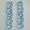 Natural Topaz Square Princess Cut 5X5mm Top Sky Blue Color VVS Clarity Loose Gemstone