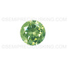 AAAA Quality Round Brilliant Cut Apple Green Color Loose Cubic Zirconia