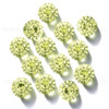 Apple Green Cubic Zirconia Round 10 mm Brilliant Diamond Facet Cut AAAA Excellent Quality CZ Loose stones