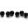 Black Cubic Zirconia Round 0.8 mm Brilliant Diamond Facet Cut AAAA Quality CZ Loose stones