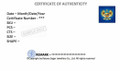 Semipreciousking digital certificate for gemstones, diamonds