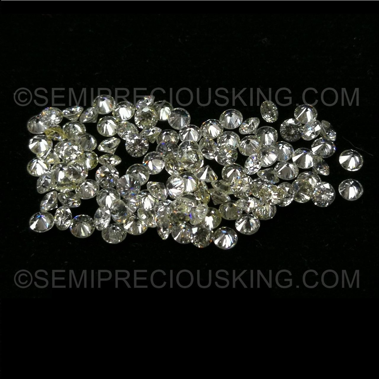 Natural Diamond 2.3mm Round Brilliant Full Cut VVS Clarity K-L Color Loose  Diamonds