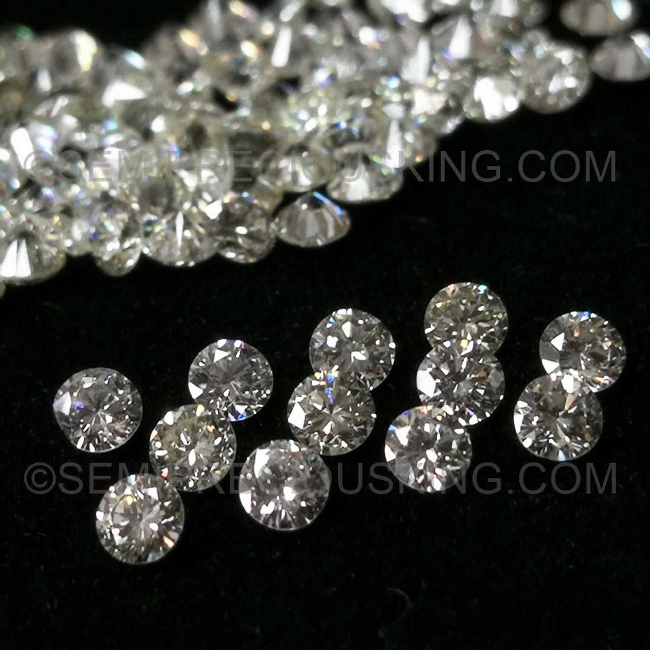 Genuine Diamond 2.3mm Round VVS Clarity K-L Color Excellent Brilliant Cut  Direct Loose Diamond