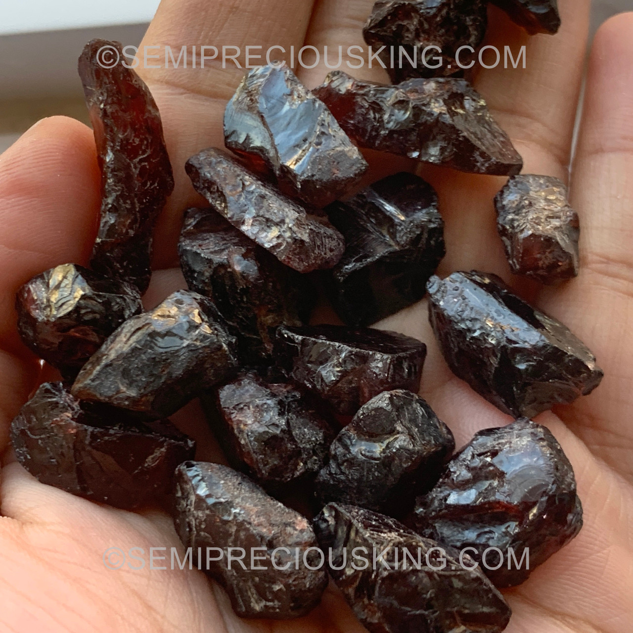 Raw Garnet Crystals  Natural Red Crystals