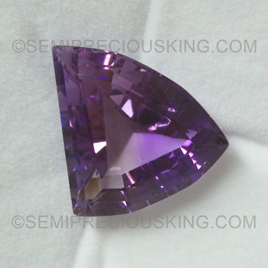 Natural Amethyst Brazil Shark Fin Fancy 20X23mm FL Clarity