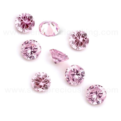 Pink Cubic Zirconia Round 1.5 mm Brilliant Diamond Facet Cut AAAA Excellent Quality CZ Loose stones