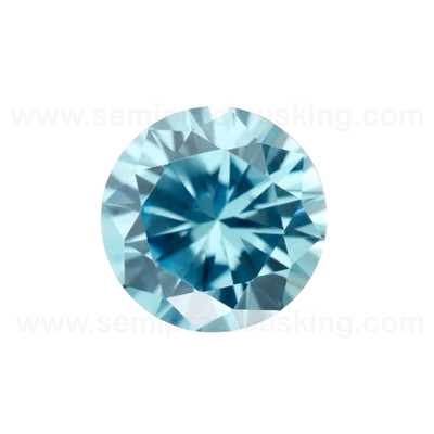 Aquamarine Cubic Zirconia Round 1.6 mm Brilliant Diamond Facet Cut AAAA Quality CZ Loose stones