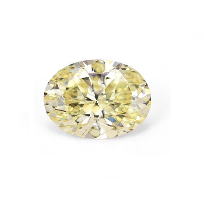 Yellow Canary Cubic Zirconia Oval 4x3 mm Premium Quality Diamond Brilliant Excellent Cut Loose CZ Gemstone