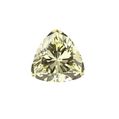Yellow Canary Cubic Zirconia Trillion 3 mm Premium Quality Diamond Brilliant Excellent Cut Loose CZ Gemstone
