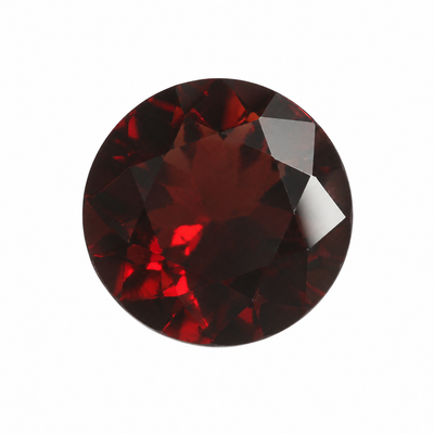Natural Rhodolite Round Faceted Cut 8X8mm Raspberry Color SI Clarity Loose Gemstone