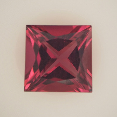 Natural Rhodolite Square Princess Cut 6X6mm Boysenberry Color FL Clarity Loose Gemstone