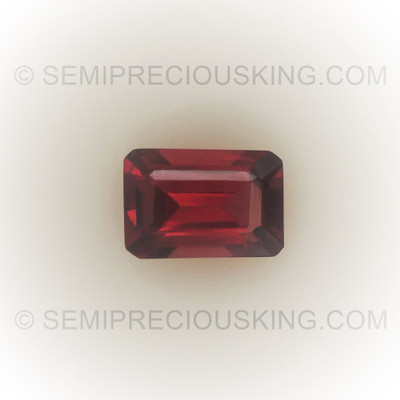 Natural Rhodolite Octagon Step Cut 6X4mm Mulberry Color VS Clarity Loose Gemstone