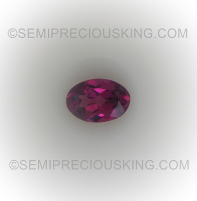 Natural Rhodolite Oval Faceted Cut 6X4mm Plum Color SI Clarity Loose Gemstone