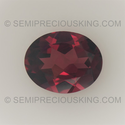 Natural Rhodolite Oval Faceted Cut 10X8mm Raspberry Color VS Clarity Loose Gemstone