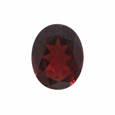 Natural Rhodolite Oval Faceted Cut 10X8mm Wine Color SI Clarity Loose Gemstone
