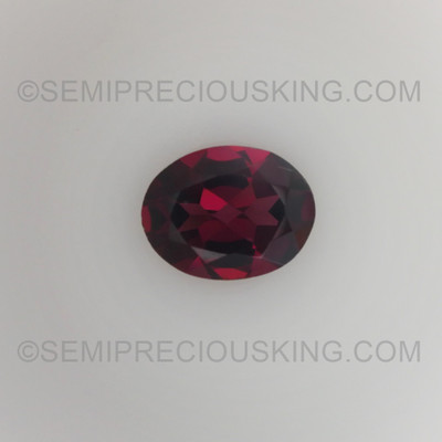Natural Rhodolite Oval Faceted Cut 9X7mm Boysenberry Color FL Clarity Loose Gemstone