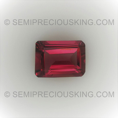 Natural Rhodolite Octagon Step Cut 7X5mm Mulberry Color VS Clarity Loose Gemstone