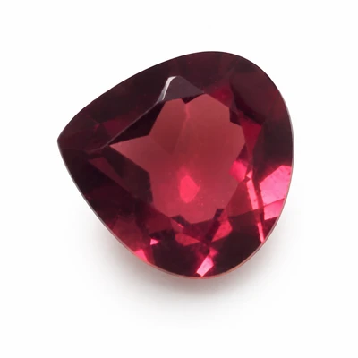 Natural Rhodolite Heart Faceted Cut 5X5mm Boysenberry Color VS Clarity Loose Gemstone