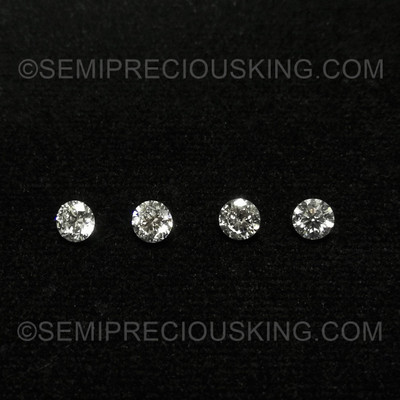 Natural Diamond 3.8mm Round Brilliant Full Cut VS Clarity DEF Color White Loose Diamonds