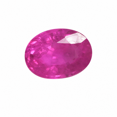 Natural Rubellite Oval Facet Cut 7X5mm Fuschia Pink Color VS Clarity Loose Gemstone 1 Piece