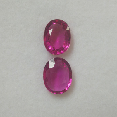 Natural Rubellite Oval Facet Cut 9X7mm Fuschia Pink Color VVS Clarity Loose Gemstone