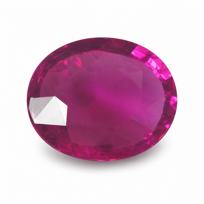 Natural Rubellite  Oval Fuschia Pink Color Excellent Quality VVS Clarity Tourmaline October Birthstone 9X7 mm