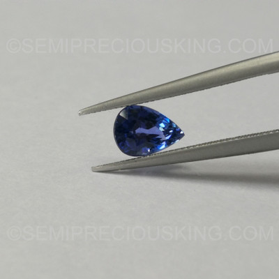 Blue Sapphire Natural Certified 0.89 Carats Pear Facet Cut VS Clarity Cornflower Blue Color Loose Gemstone